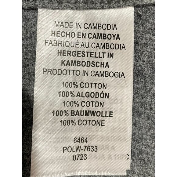 Legendary Whitetails Gray Cotton Button-Up Shirt XL - Picture 7 of 14